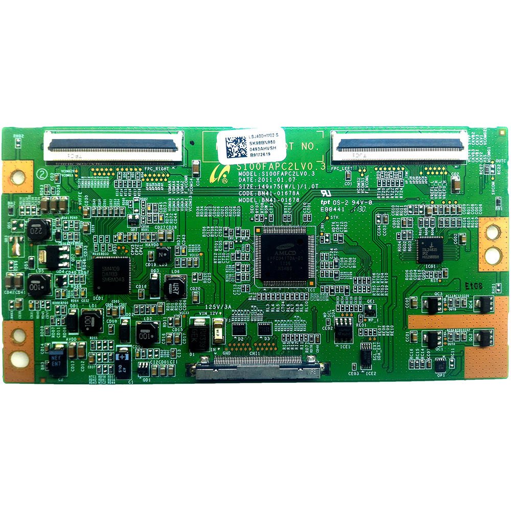 S100FAPC2LV0.3 BN41-01678A LSJ400HM02-S BN-9500493 Samsung T-Con Board