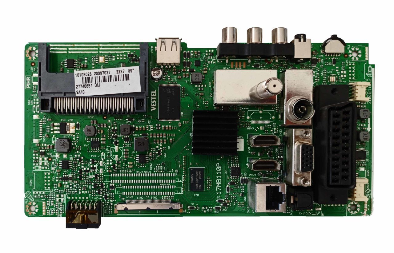 17mb110p , 23397027 , 39” Dij Panel , 260816r2 , Ves390unda-2d-N02 , Regal 39r6012f 39 Smart Led Tv , Main Board , Vestel Anakart