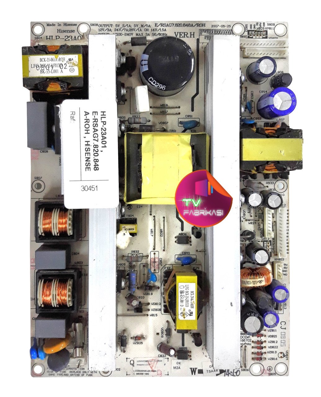 HLP-23A01 , E-RSAG7.820.848A-ROH , HİSENSE , POWER BOARD  , SUNNY BESLEME