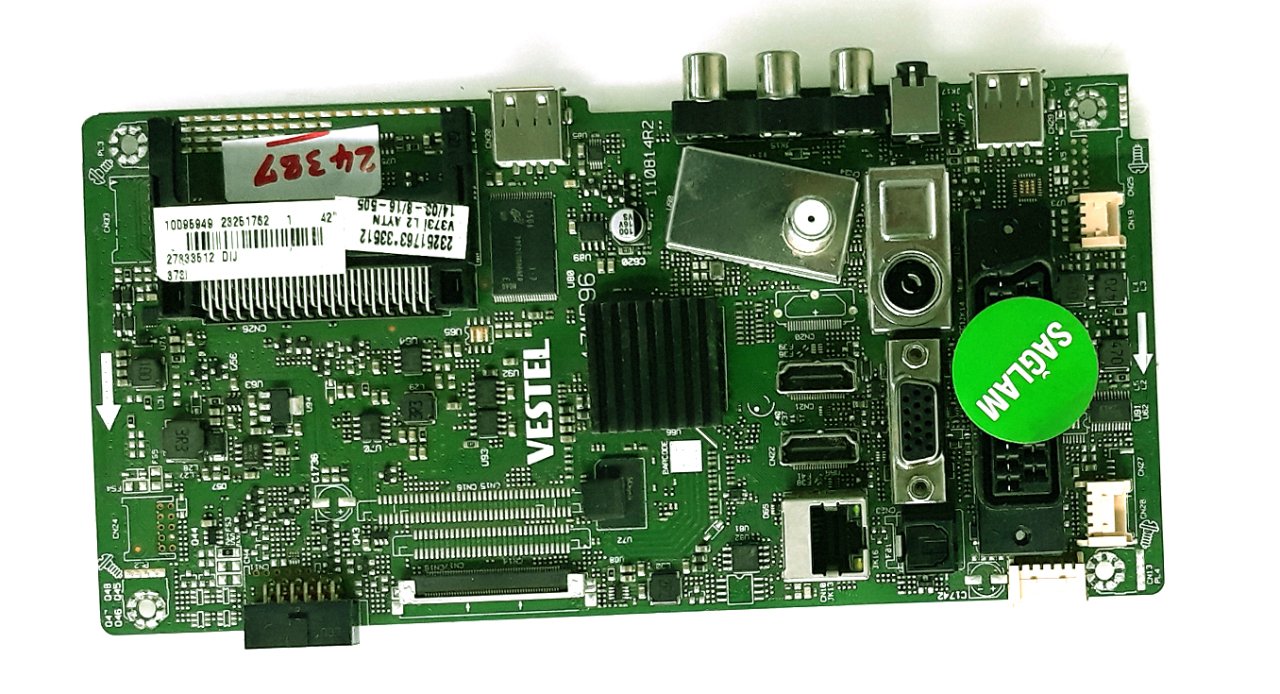 17MB96 110814R2 23251762 23251763 Vestel Anakart