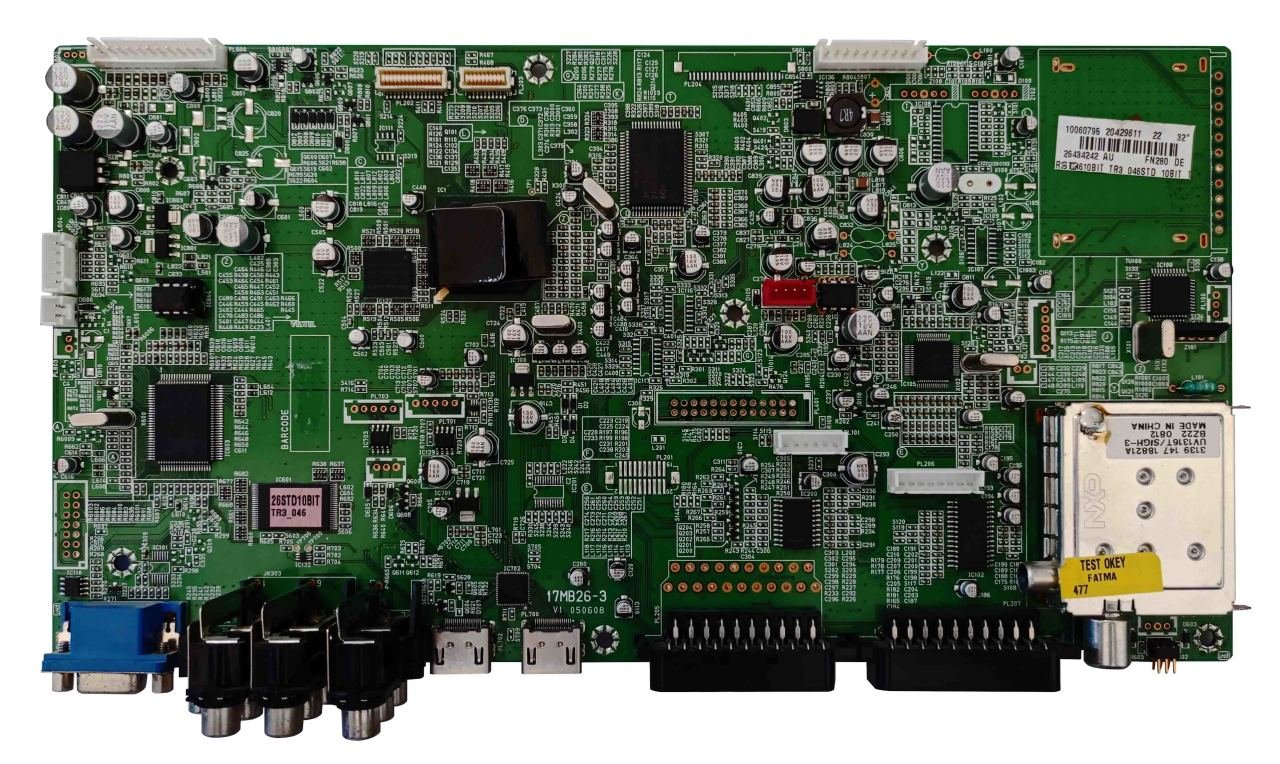17mb26-3 , V1 050608 , 20429611 , 3139 147 18821a , Main Board , Vestel Anakart