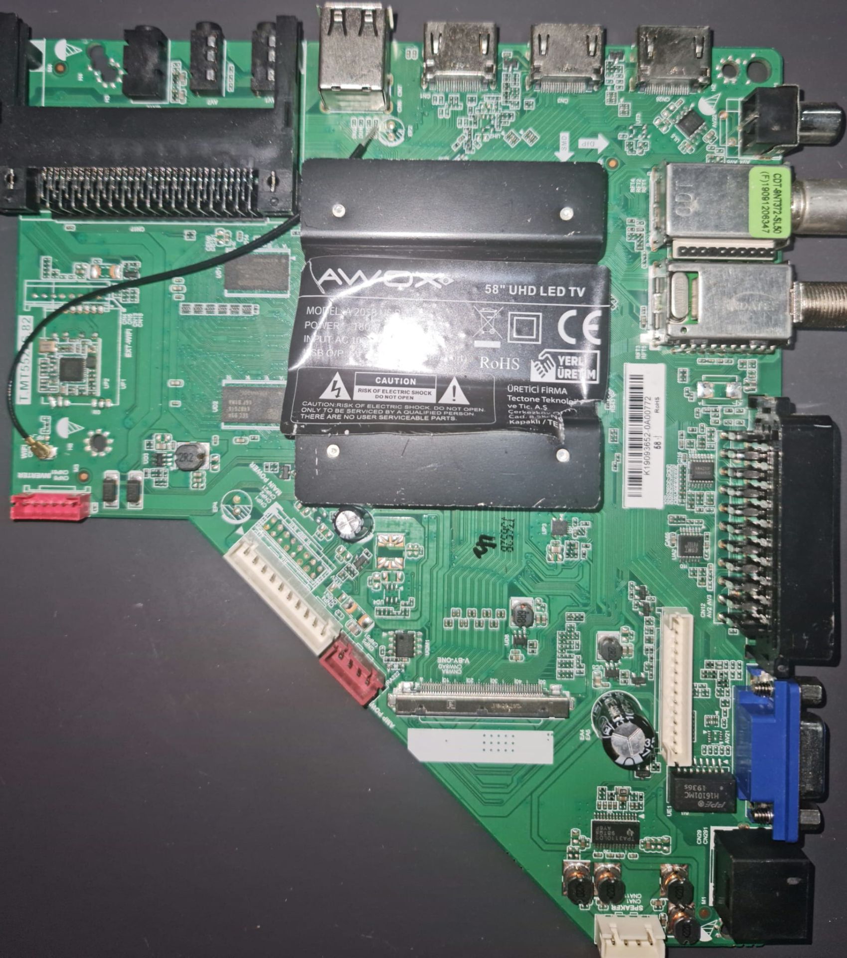 AWOX,A2058US,T.MT5522S.82,K19093652-0A00772,MAİN,BOARD,AWOX