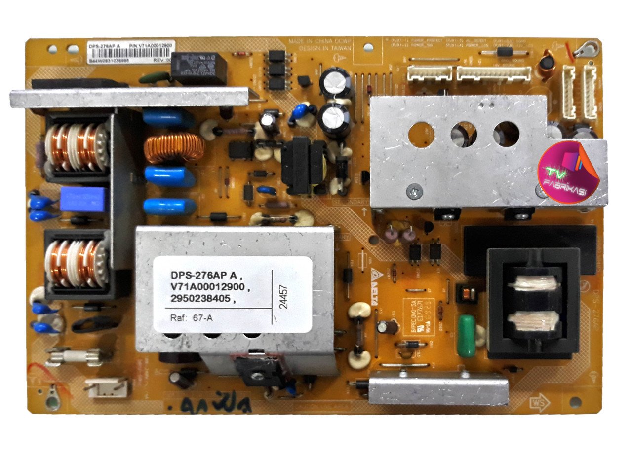DPS-276AP A , V71A00012900 , 2950238405 , 40LV655D , 40LV655 , POWER BOARD , TOSHIBA BESLEME