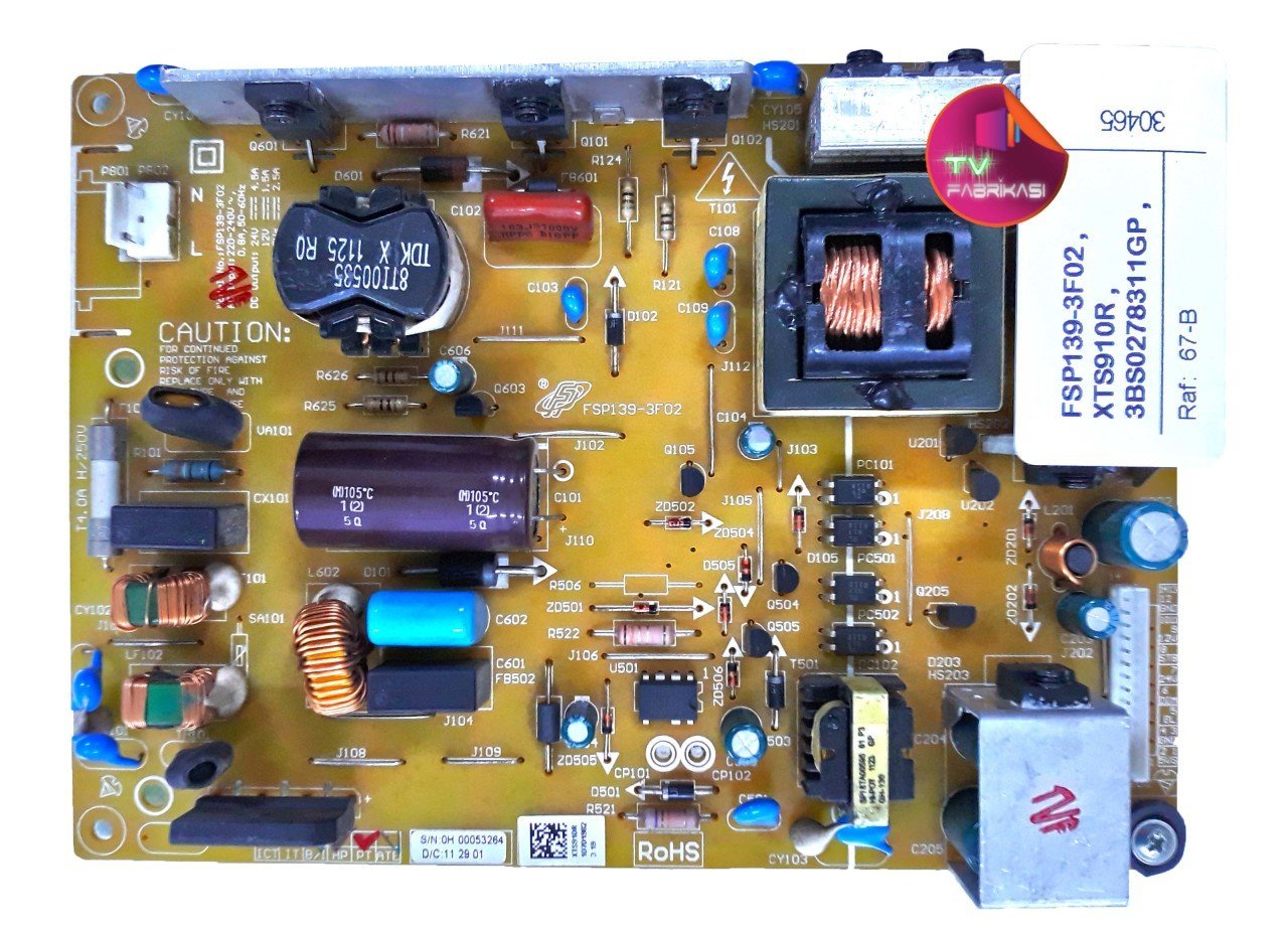 FSP139-3F02 , XTS910R , 3BS0278311GP , LC320WXN SC B1 , A32LCE0B , POWER BOARD , ARÇELİK BEKO BESLEME