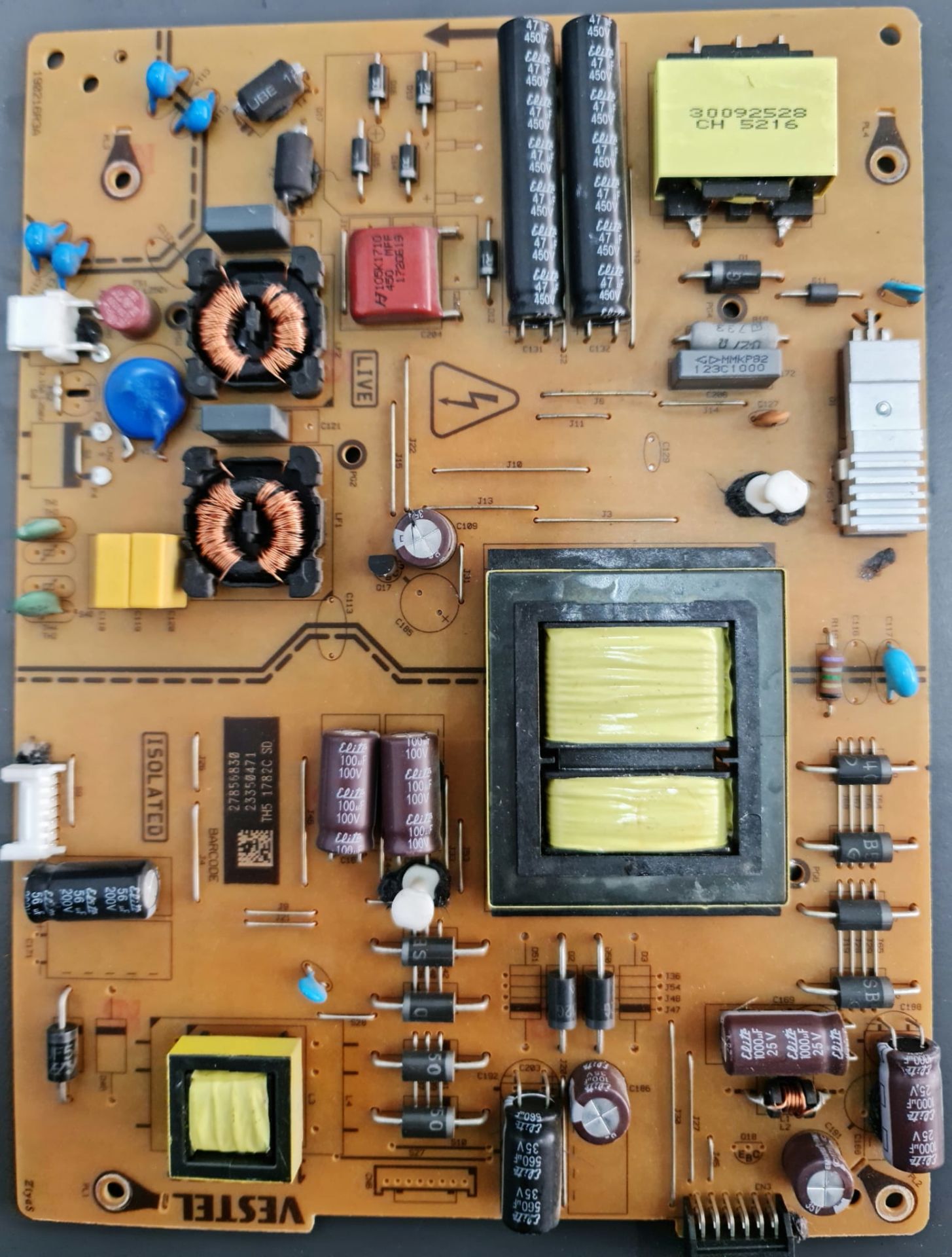 VESTEL 49UD9300,23350471,27856830,17IPS72,POWER,BOARD