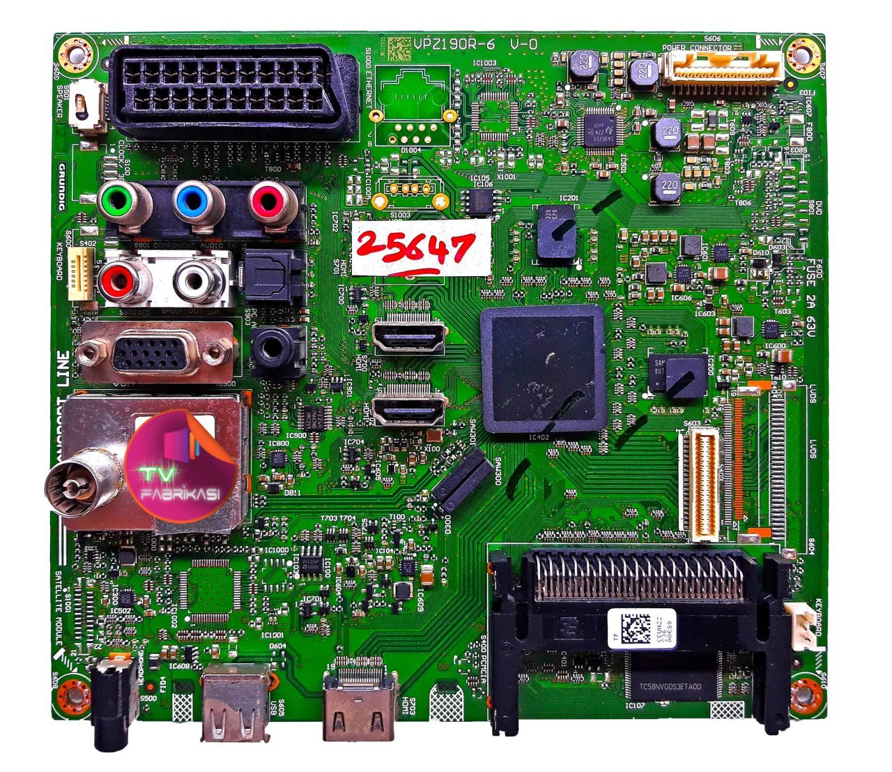 VPZ190R-6 V-0 CCUNZZ LTA400HM13 Arçelik Anakart