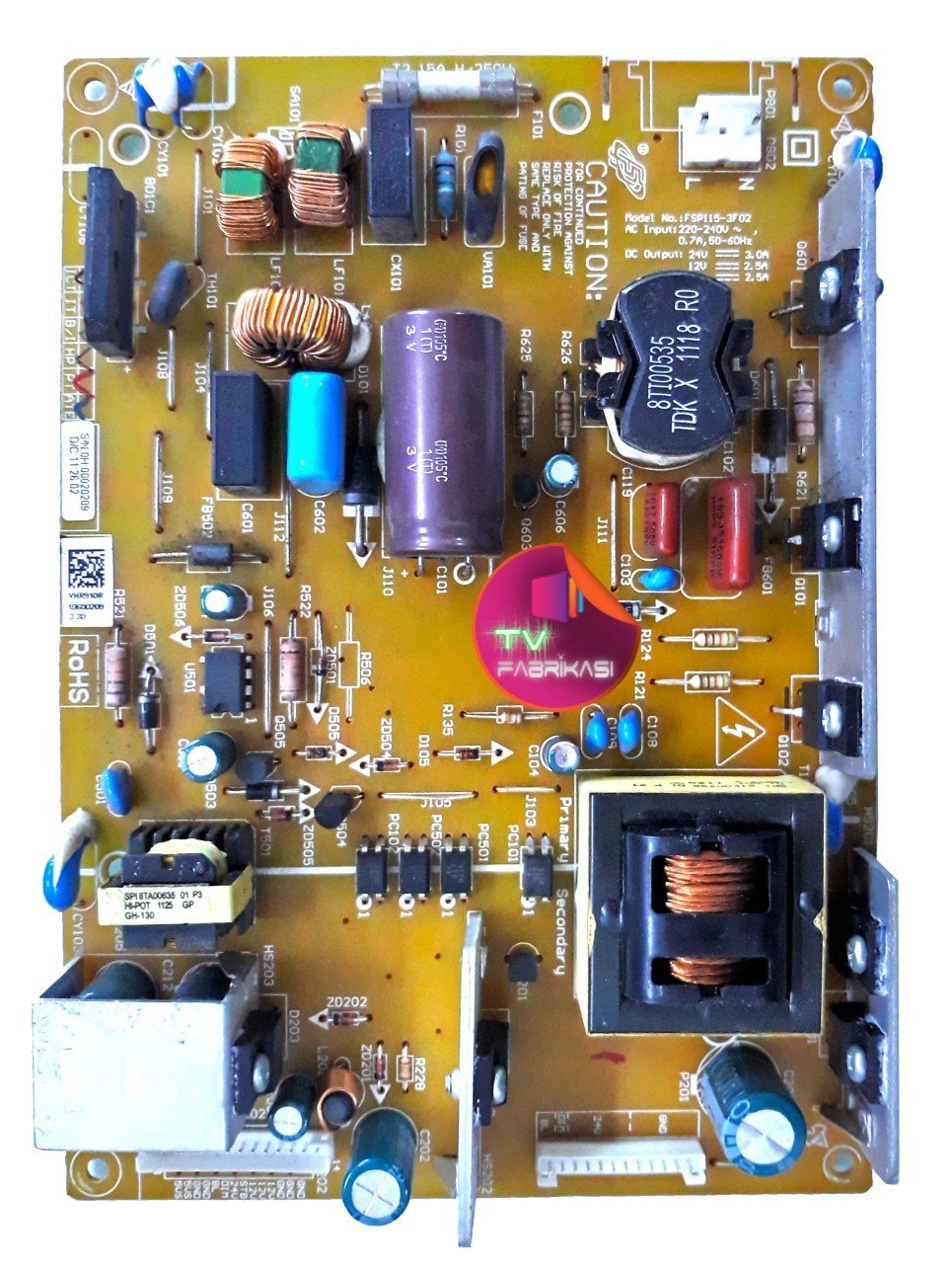 FSP115-3F02 , VHR910R , 3BS0236611GP , TV 82-203 3HD LCD TV , LTA320AP06 , POWER BOARD , ARÇELİK BESLEME