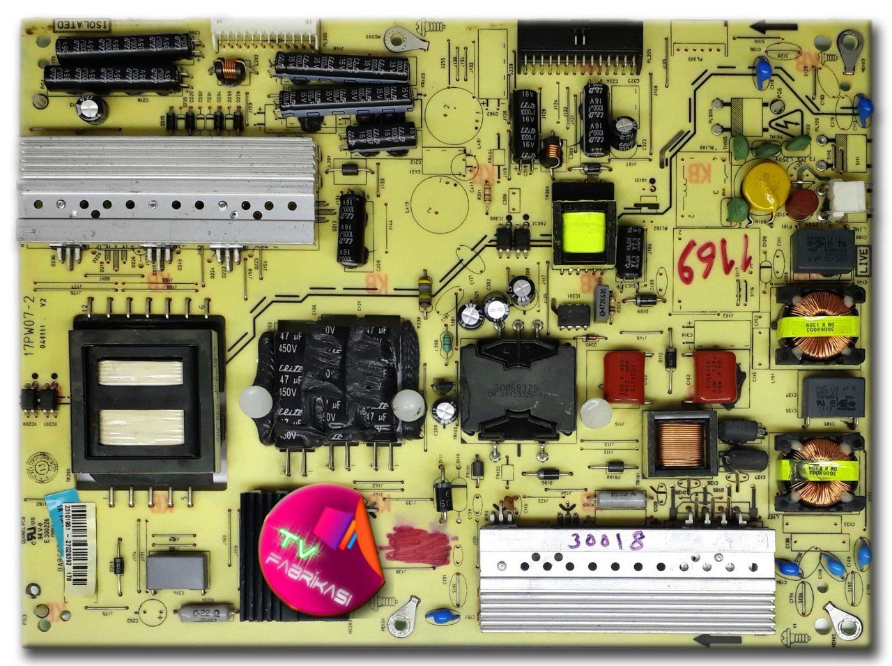 17PW07-2 , 041111 , 23101951 , POWER BOARD , VESTEL BESLEME