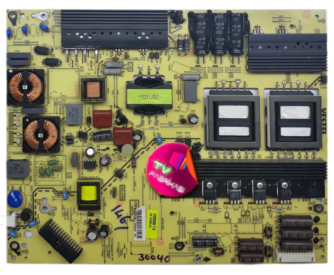 17PW03-9 , 250714 , 23232185 , POWER BOARD , VESTEL BESLEME