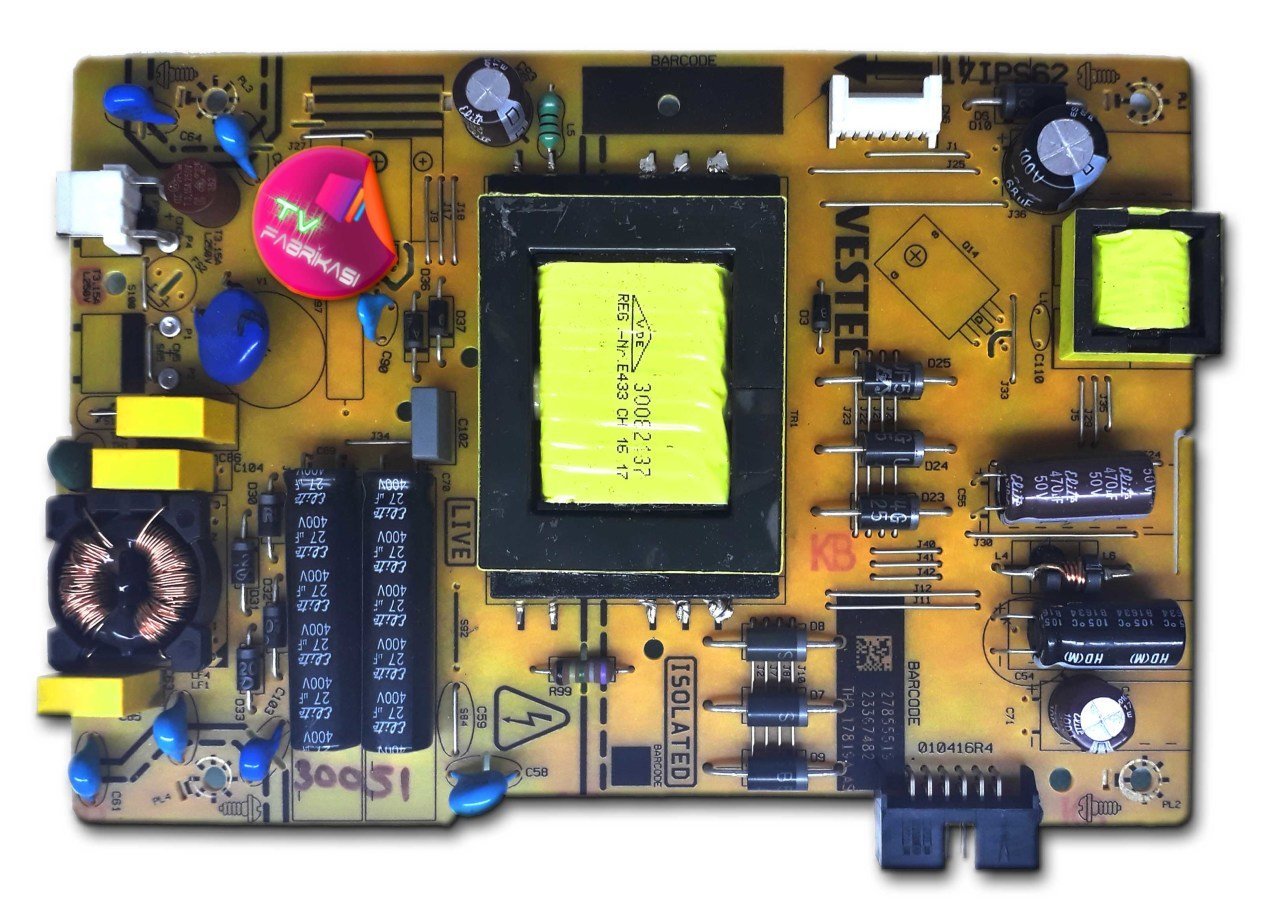 17IPS62 , 010416R4 , 23367482 , POWER BOARD , VESTEL BESLEME