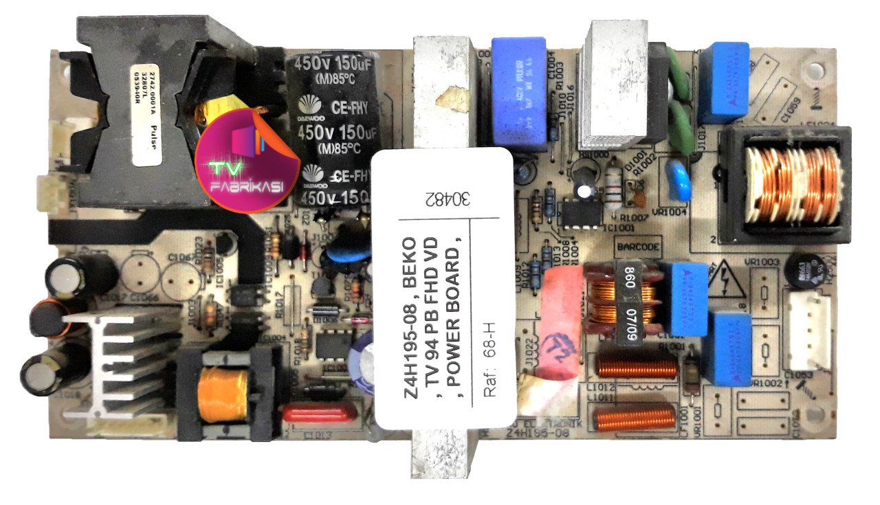 Z4H195-08 , BEKO , TV 94 PB FHD VD , POWER BOARD , ARÇELİK BESLEME