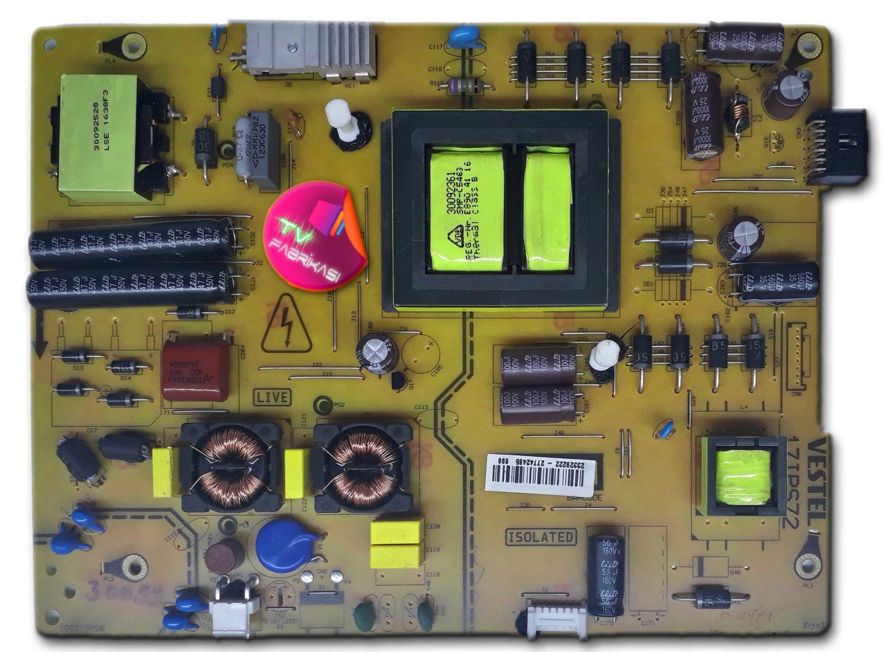 17IPS72 , 190216R3A , 23329222 , POWER BOARD , VESTEL BESLEME
