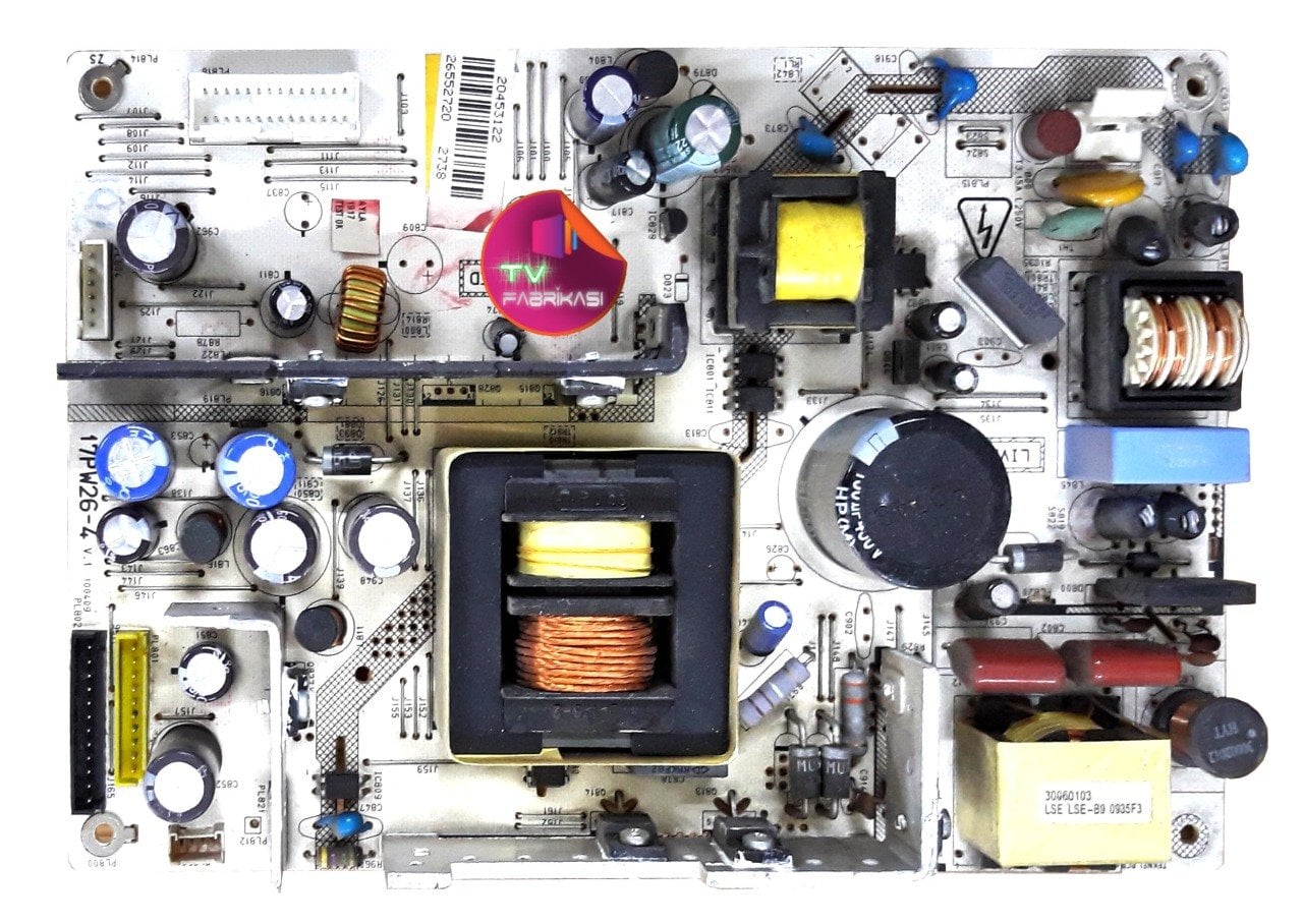 17PW26-4 , V.1 , 100409 , 20453122 , POWER BOARD , VESTEL BESLEME