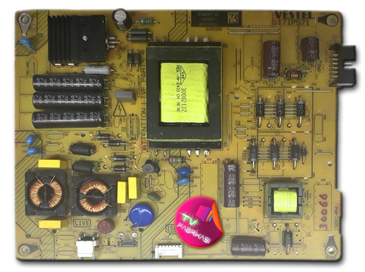 17IPS71 , 190814R4 , 23284491 , POWER BOARD , VESTEL BESLEME