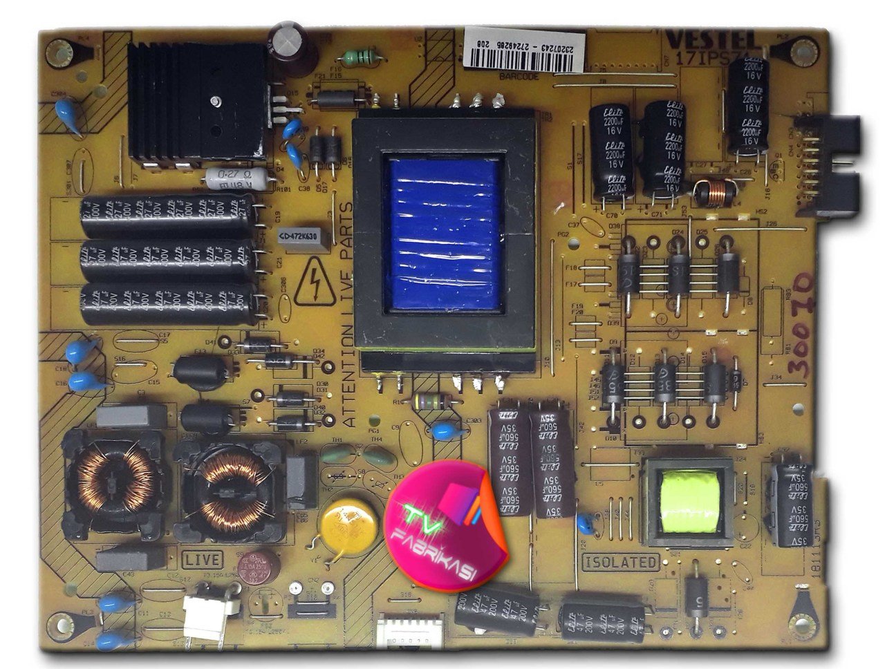 17IPS71 , 181113R3 , 23207243 , POWER BOARD , VESTEL BESLEME