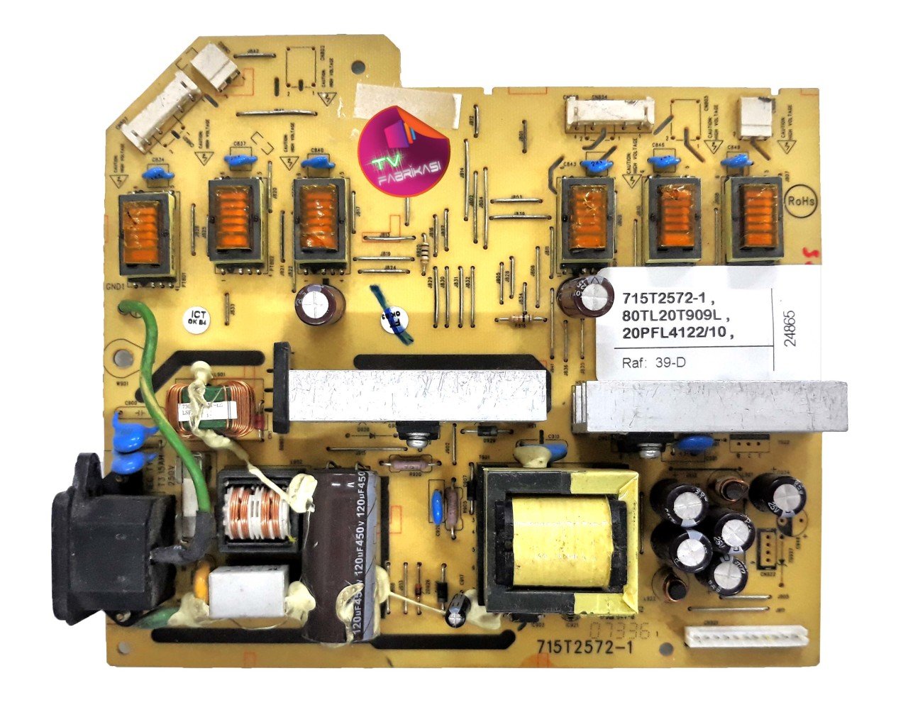 715T2572-1 ,  80TL20T909L , 20PFL4122/10 , POWER BOARD , PHILIPS BESLEME