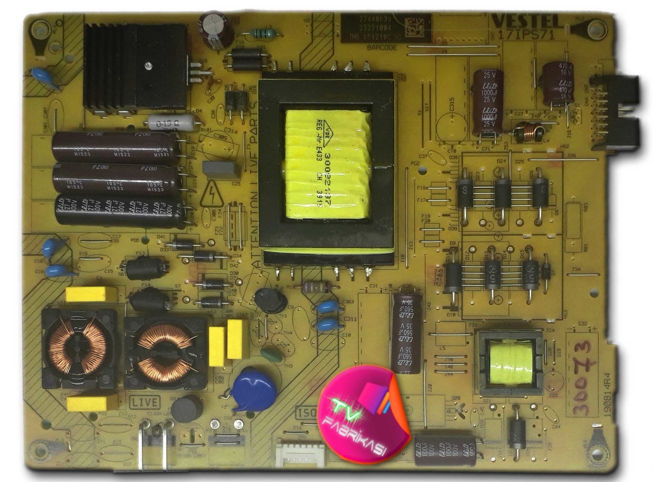 17IPS71 , 190814R4 , 23221004 , POWER BOARD , VESTEL BESLEME