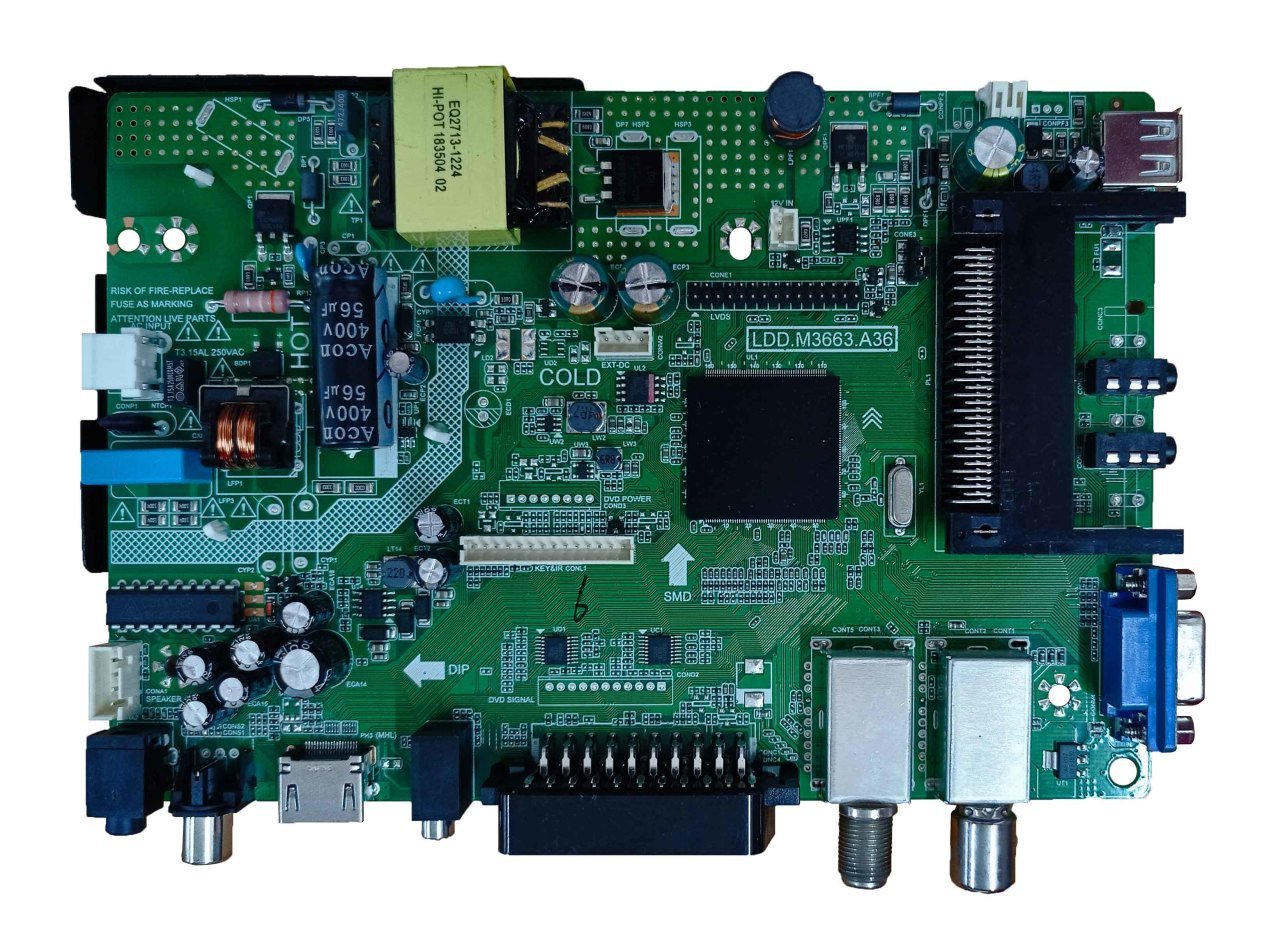 Ldd.M3663.A36 , Kb-6160 , 02k1150171a1 , Cqc15001137225 , Main Board , Yumatu  Anakart