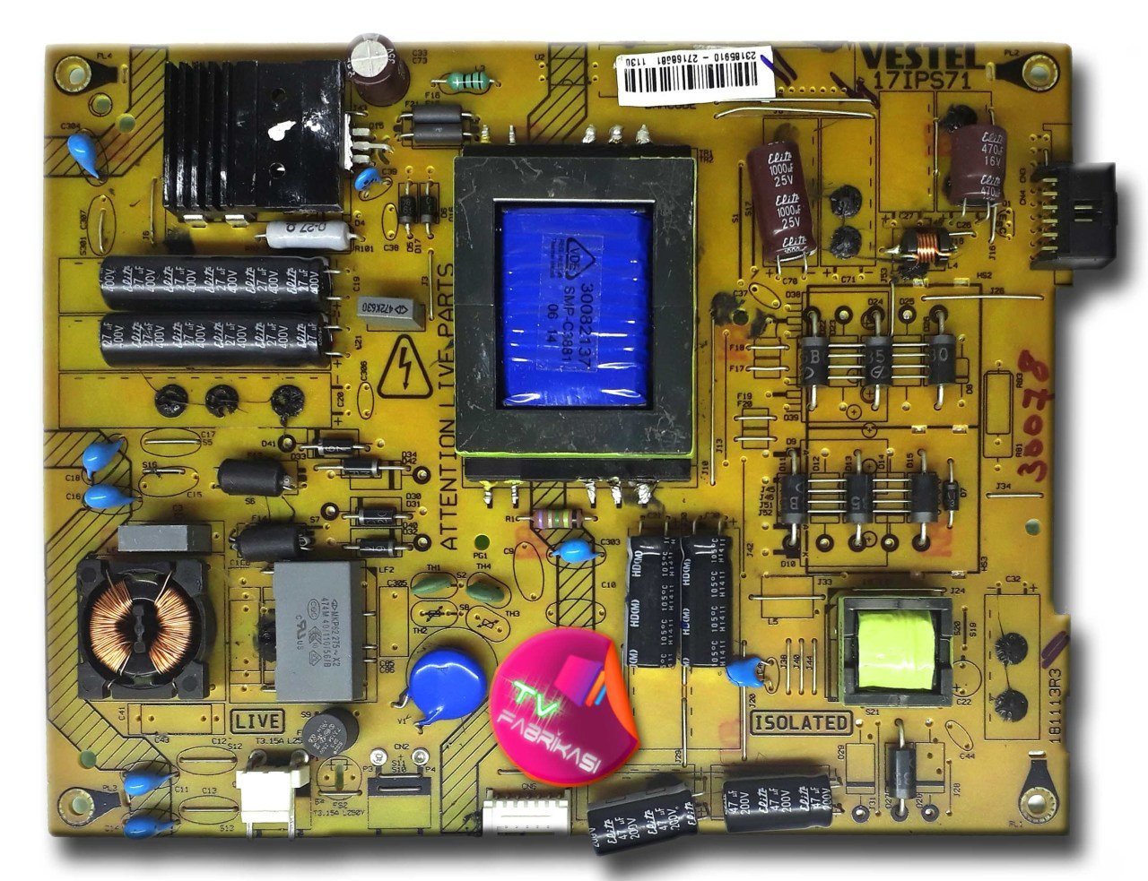 17IPS71 , 181113R3 , 23185910 , POWER BOARD , VESTEL BESLEME