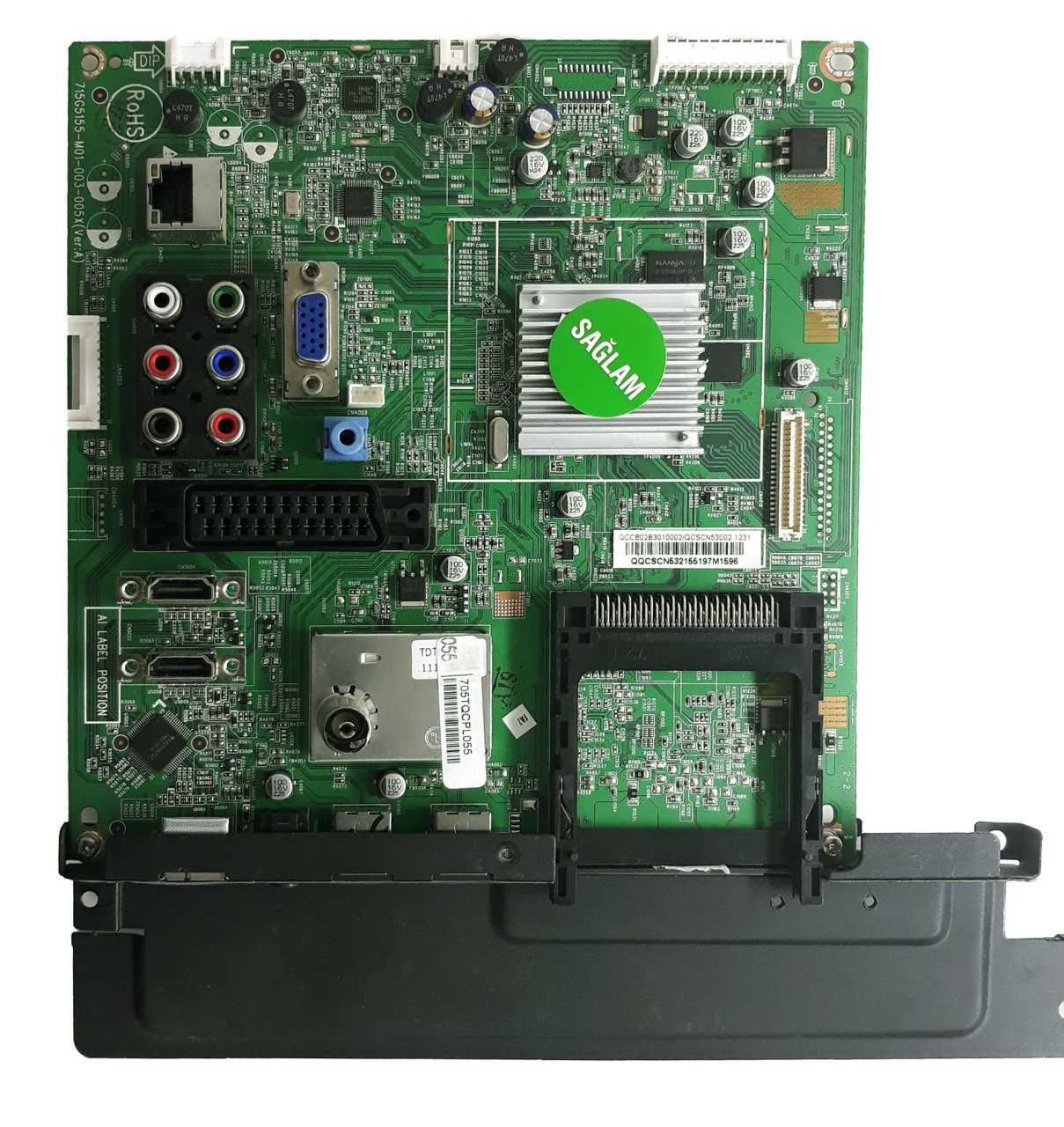 715G5155-M01-003-005X , VER:A , 705TQCPL007 , QCCB02B3010002/QCSCN53002 1231, 32PFL3517H/12 PHILIPS ANAKART