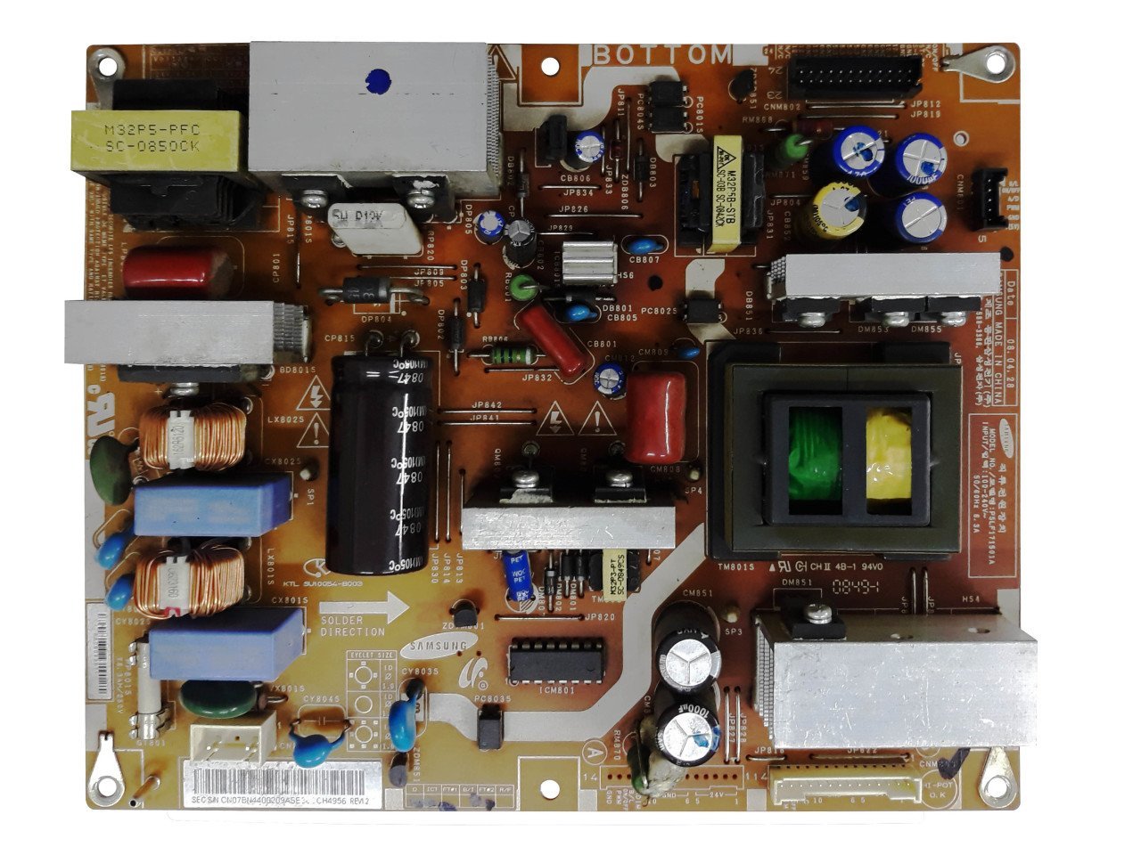 BN44-00209A , PSLF171501A , LE32A450C1 , LE32A457C1D , POWER BOARD , SAMSUNG BESLEME