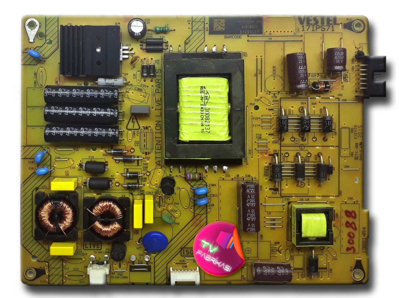 17IPS71 , 190814R4 , 23301078 , POWER BOARD , VESTEL BESLEME