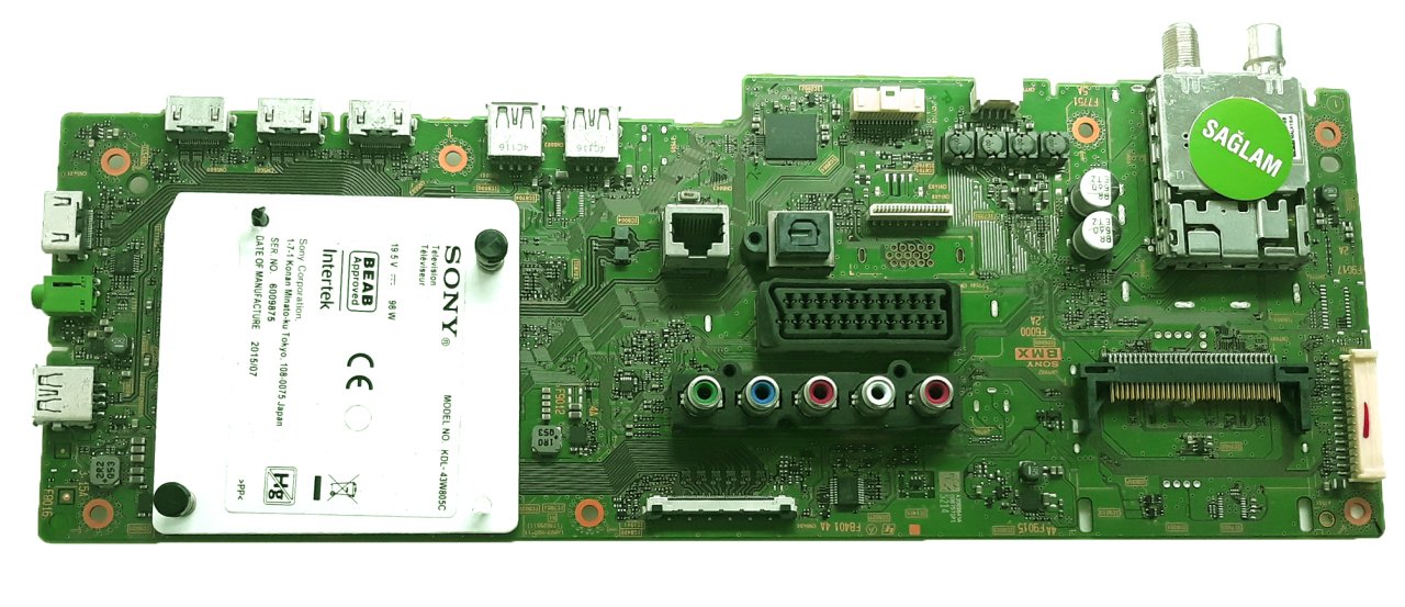 1-893-880-11 (173525511)  KDL-43W805C-A2069641A , 15STM6S-ABC02 , MAIN BOARD , SONY ANAKART