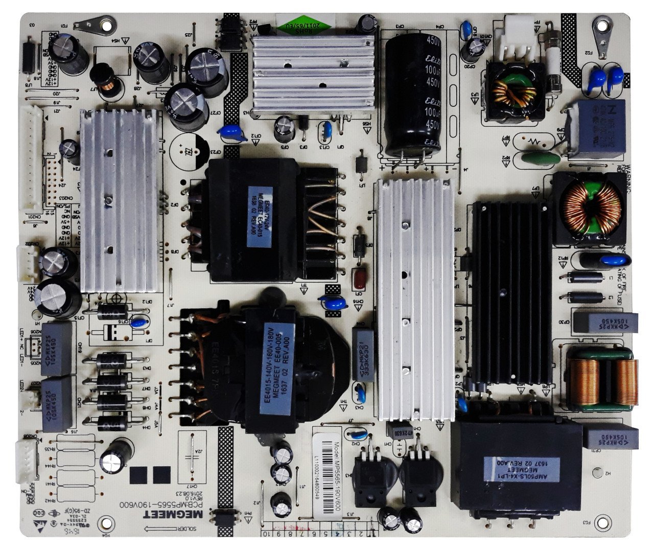 MP5565-190V600 , SUNNY SN055LDU851-2H , POWER BOARD , SUNNY BESLEME
