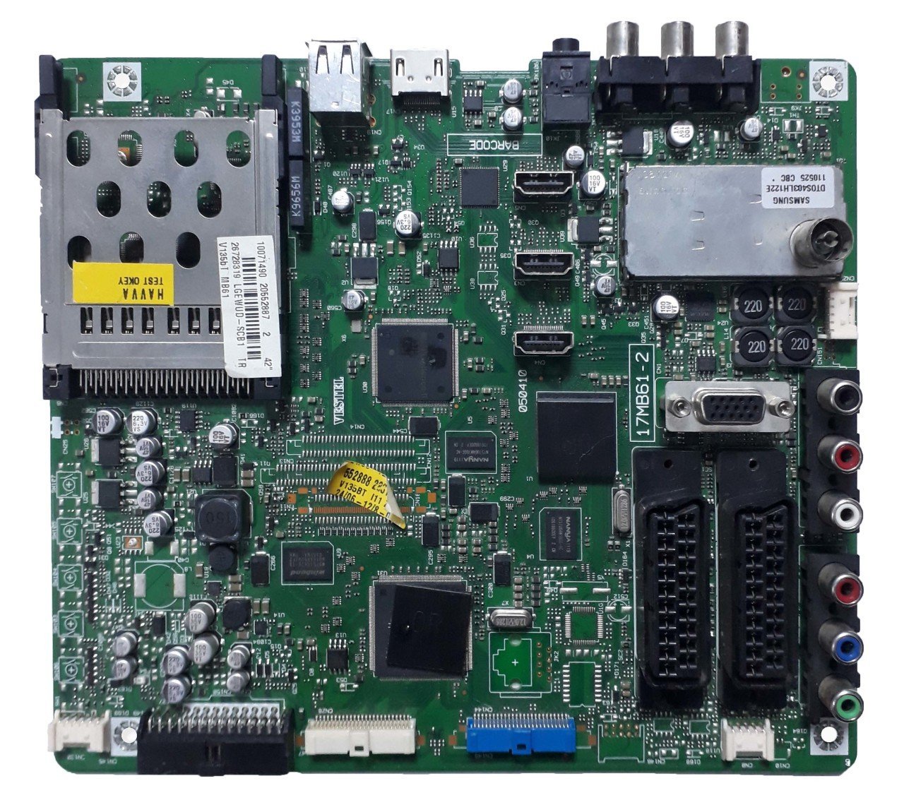 17mb61-2 , 20552887 , Vestel 42” Lgewud-Scb1 , 050410 , Samsung Panel , Main Board , Vestel Anakart