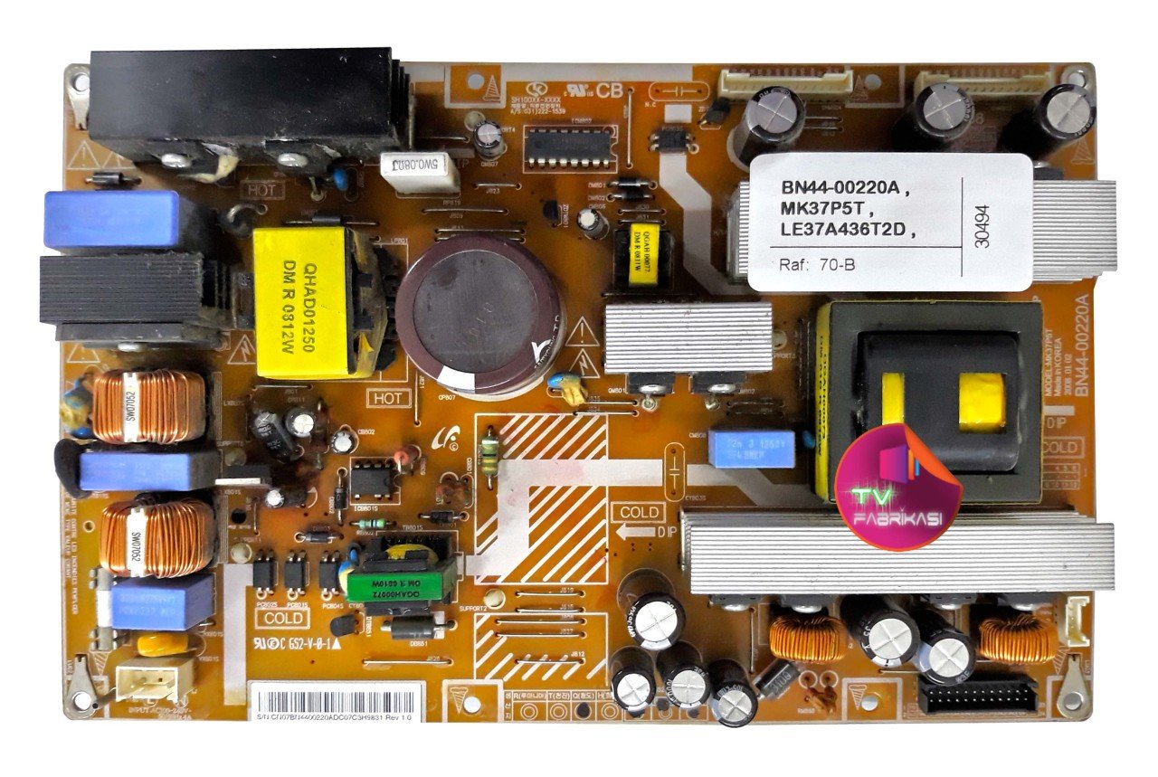 BN44-00220A , MK37P5T , LE37A436T2D , POWER BOARD , SAMSUNG BESLEME