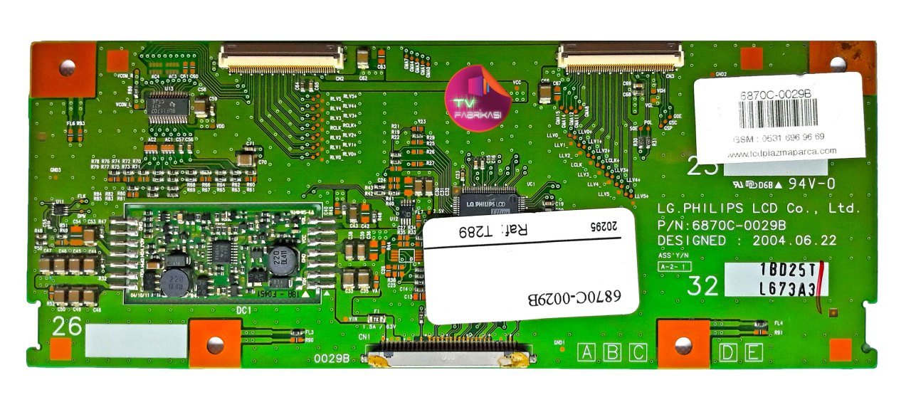 6870C-0029B , LG.PHILIPS LCD , T-CON BOARD
