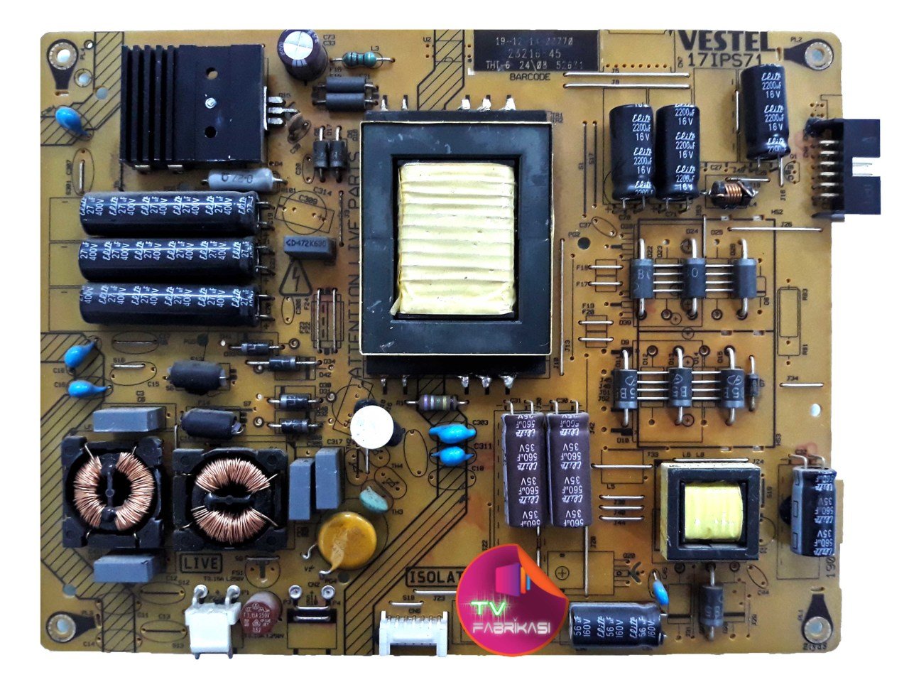 17IPS71 , 190814R4 , 23216845 , POWER BOARD , VESTEL BESLEME