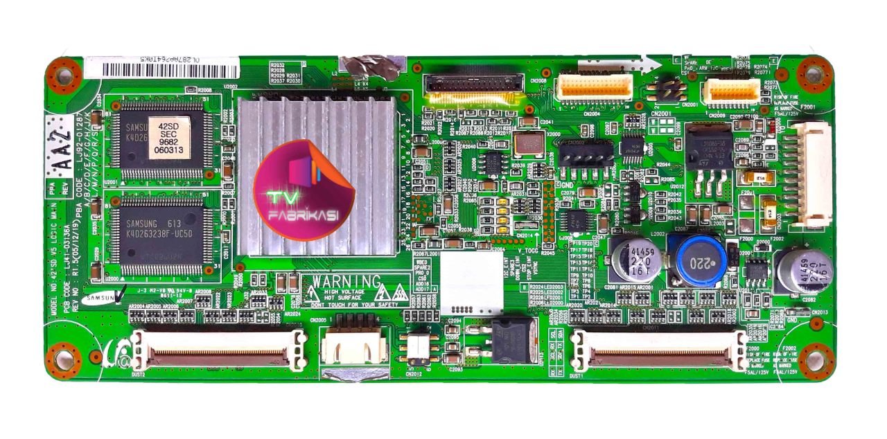 LJ41-03136A , LJ92-01287 , 42'' SD V5 LOGIC MAIN , SAMSUNG T-CON BOARD