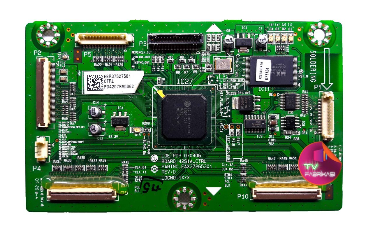 EAX37265301 , 42S1A_CTRL , LGE PDP 070406 , LG T-CON BOARD