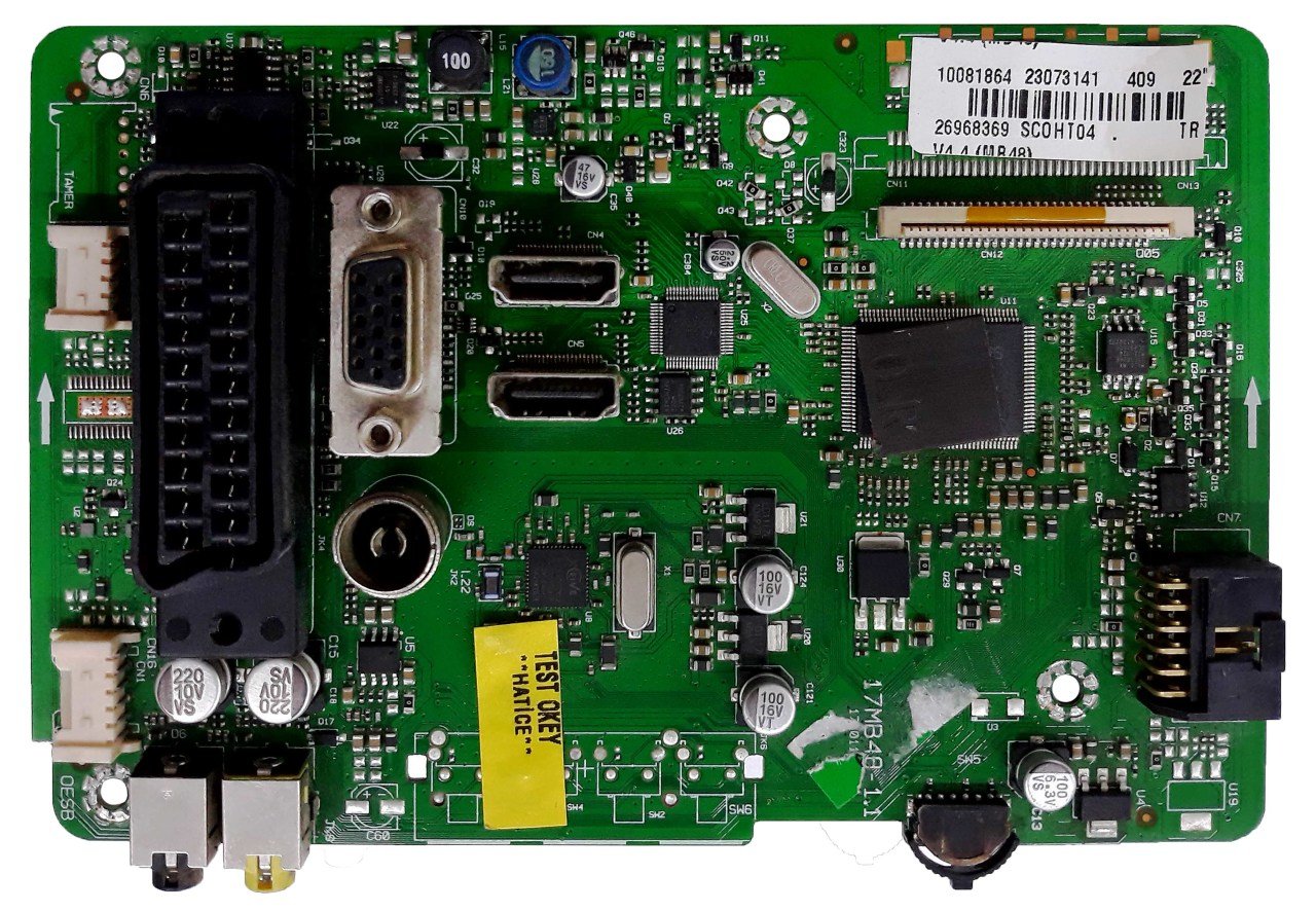 17MB48-1.1 , 23073141 , 22'' INCH , HD READY , MAIN BOARD , VESTEL ANAKART