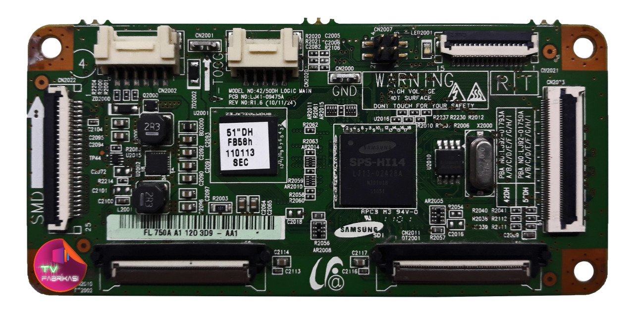 LJ41-09475A , LJ92-01750A , LJ92-01793A , SAMSUNG T-CON BOARD