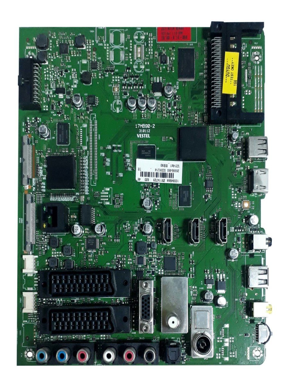 17mb90-2 , 23114723 , 310112 , Vestel 46” Sdih Panel , Vestel 46pf7030 M ,  Lta460hj14 , Main Board , Vestel Anakart