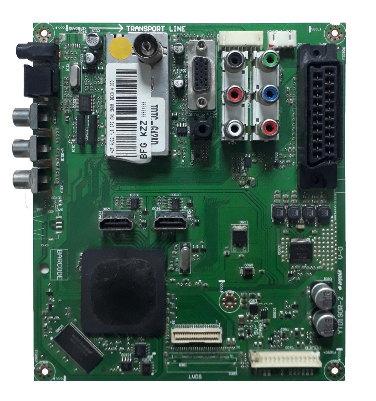 Ytd190r-2 , Tdtc-G428d ,Bfg Kzz , Bfgkzz , Td 42f Au22 Mlt Srs Fhd 2hdmi Beko Aosd Arçelik Tv 94-203 Fhd Lcd Tv , Main Board , Arçelik Anakart