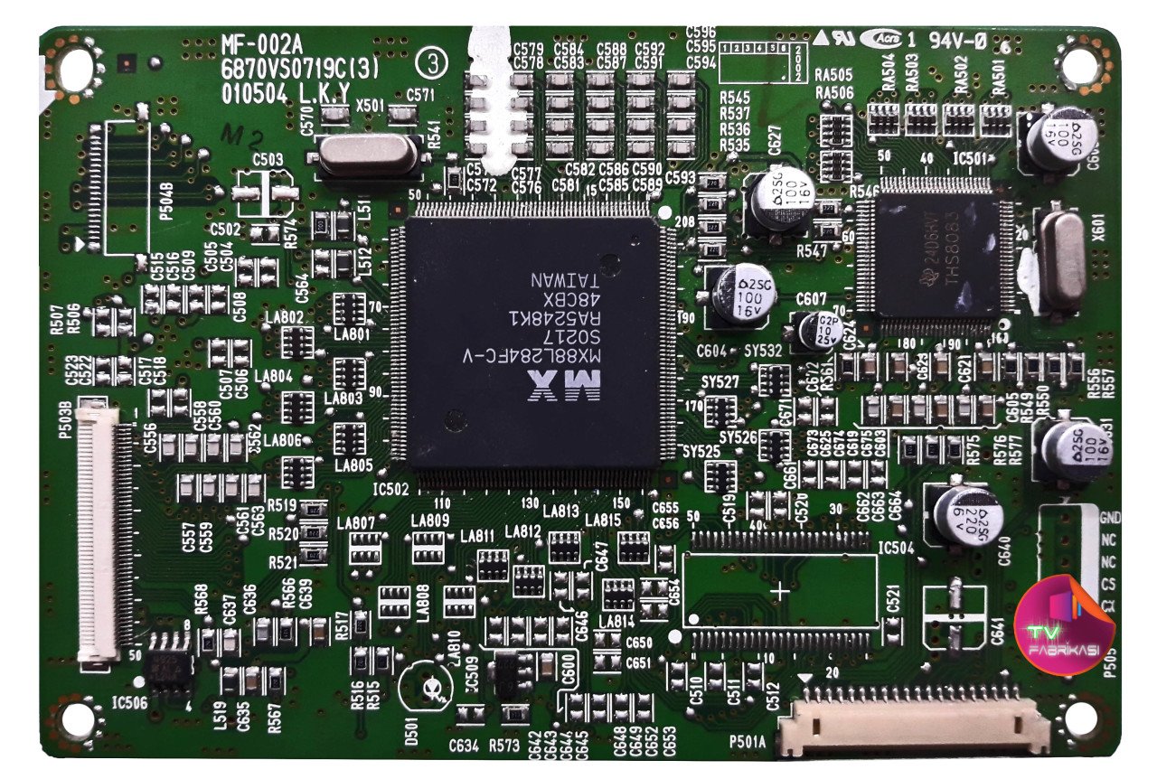 6870VS0719C(3) , 010504 L.K.Y , MF-002A , T-CON BOARD