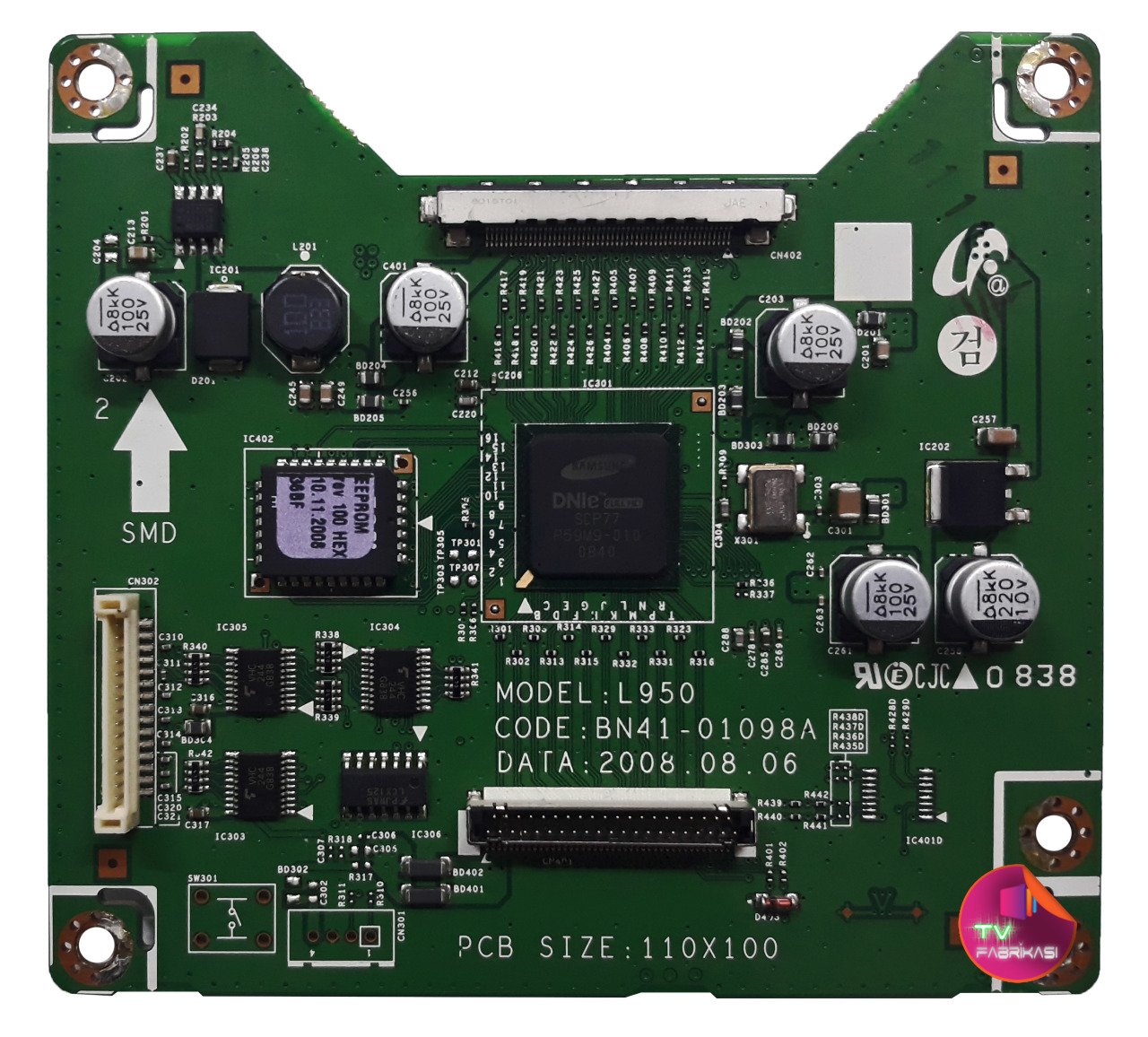 BN41-01098A , L950 , SAMSUNG T-CON BOARD