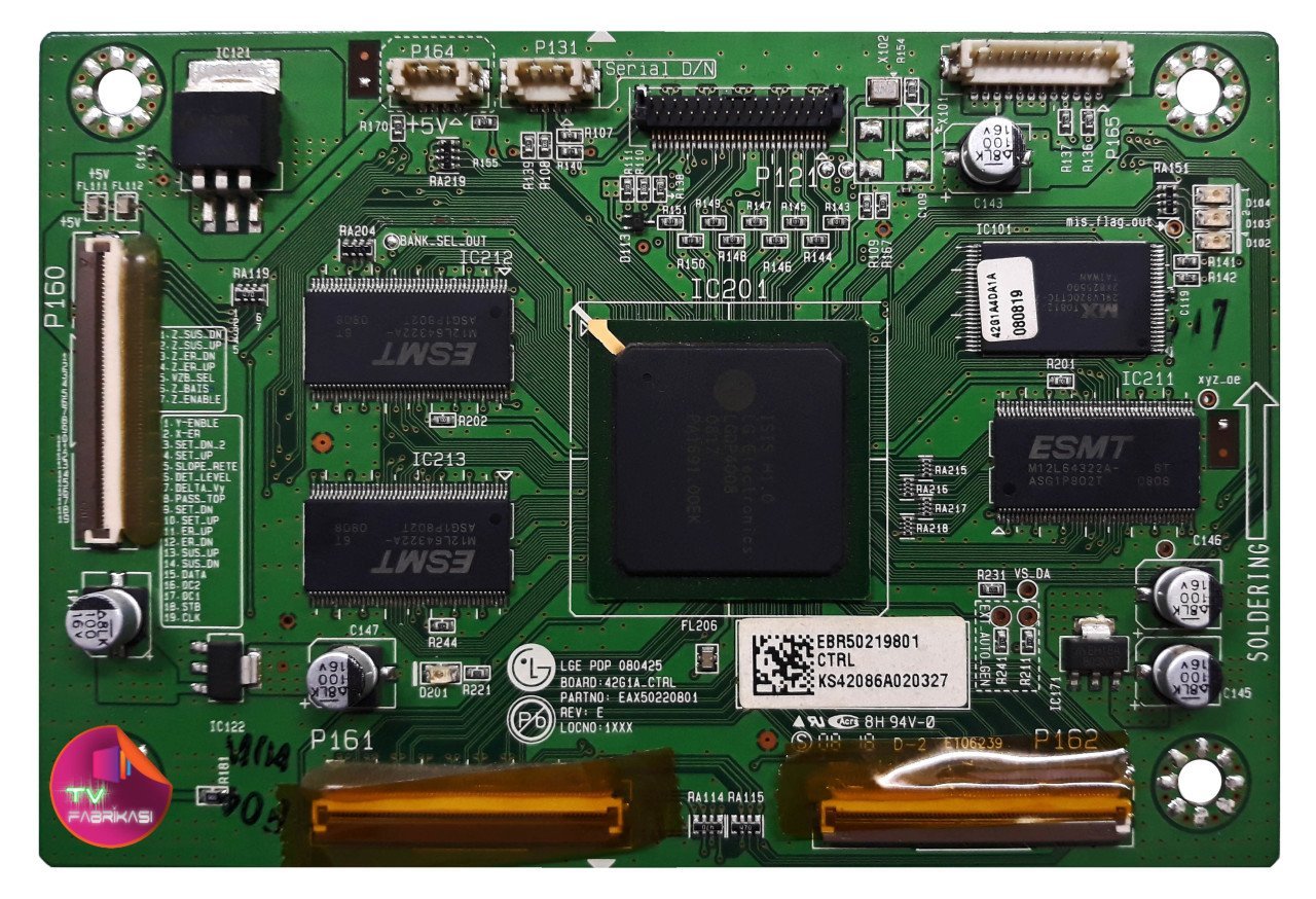 EAX50220801 , LGE PDP 080425 , 42G1A_CTRL , LG T-CON BOARD