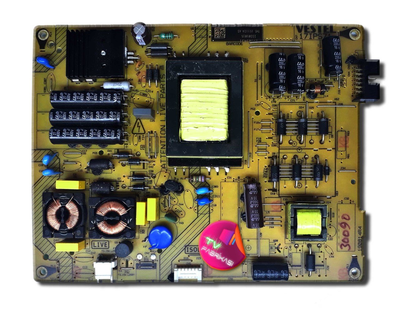 17IPS71 , 190814R4 , 23309016 , POWER BOARD , VESTEL BESLEME