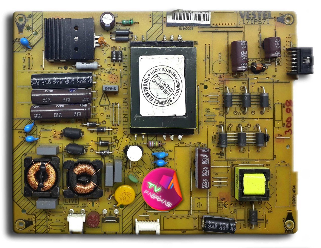 17IPS71 , 190814R4 , 23221152 , POWER BOARD , VESTEL BESLEME