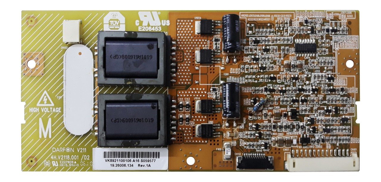 V211-001 , 4H.V2118.001/D2 , 19.26006.135 , T315XW01 V.9, PHILIPS 32PF5521D-10 , INVERTER BOARD