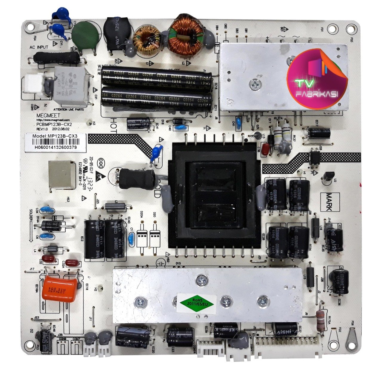 MP123B-CX2 , MP123B-CX3 , REV 1.0 , PR 32B80 , POWER BOARD , PREMIER BESLEME